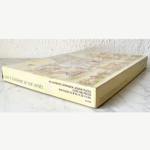 Vintage 1975 Betsey Clark Love is Sunshine in the Heart 500 Pc Springbok Puzzle - Picture 9 of 10